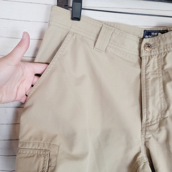 THE NORTH FACE KHAKI CARGO SHORTS, SZ 34 - Picture 7 of 11